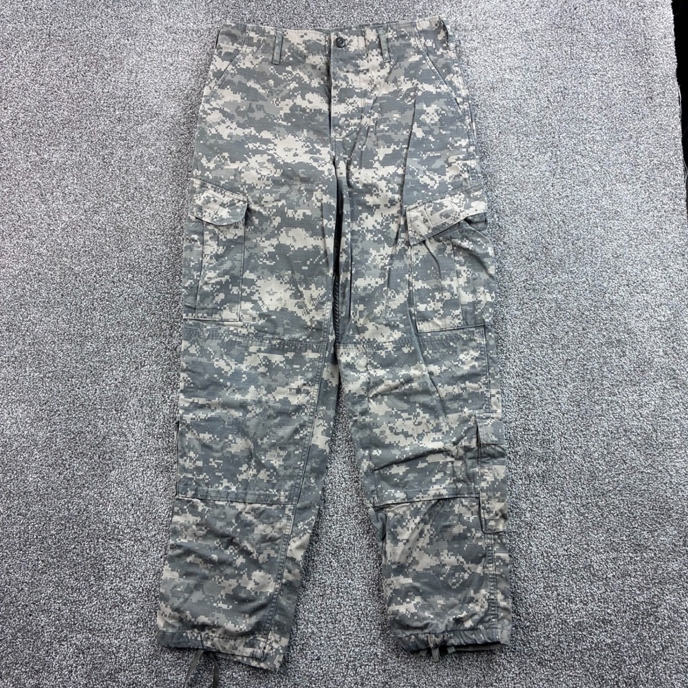 Army Combat Uniform Pants Mens Small Reg Digital Camo Military Cargo Tactical